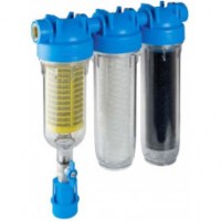 Vodný filter HYDRA TRIO 1´´ RSH 50mcr + LA + FA 25mcr 8BAR